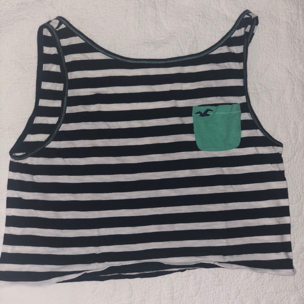 A crop top shirt from Hollister